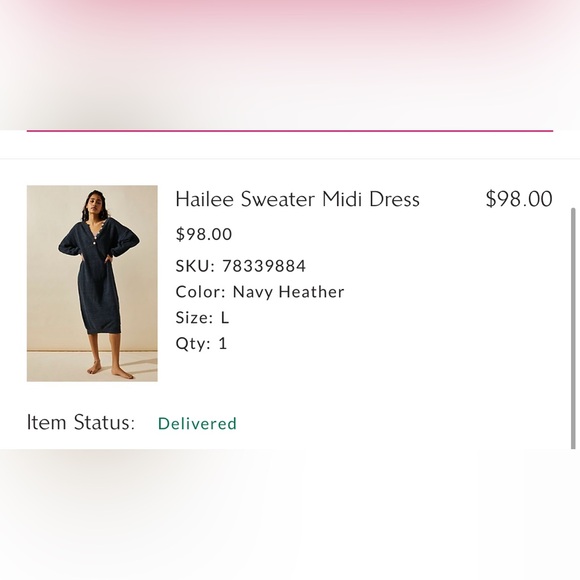 Free People Hailee Sweater Midi Dress - Picture 2 of 12